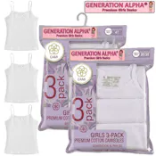 Toddler Girls' Camisoles - Size 2T-4T, 3 Pack
