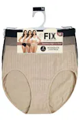 Women's High-Cut Brief Girdles, Moderate Control, 3-Pack