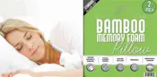 Bamboo Infused Pillows - Standard, 2 Pack