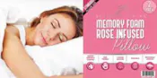 Rose Infused Pillows - Standard Size