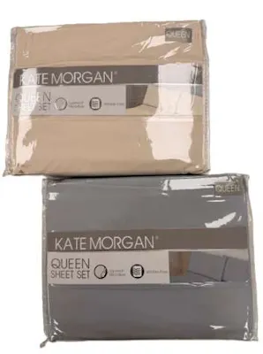 Kate Morgan 4pc Sheet Sets - Queen Size