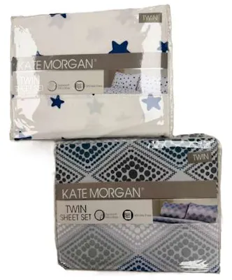 Kate Morgan 3pc Sheet Set- Twin Size