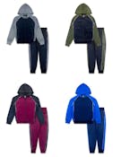 Boys' Tracksuit Sets - Assorted Colors, 2-Piece