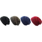 Women's Slouch Knit Beanies - Assorted