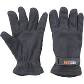 Men's Winter Gloves - Gray, Fleece