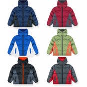 Boys' Puffer Jackets - Size 5, Assorted Colors