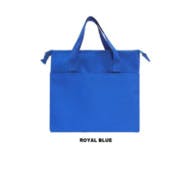 Flat Brief-Style Totes - Royal Blue, 48 Count