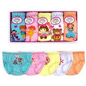 Bulk Girl's Panties - 5 Pack, Solid Colors, Size 4-14 - DollarDays