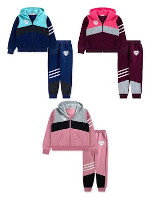 Girls' Fleece 2-Piece Set, Assorted