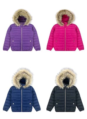Toddler Girls' Sherpa Jackets - Sizes 2T-4T, Assorted Colors