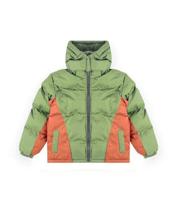 Wholesale Boy's Hooded Puffer Colorblock Jacket - 2T-7/8 (SKU 2351554