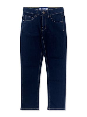 Boys' Skinny Jeans - Plain, Dark Navy, Size 8-16