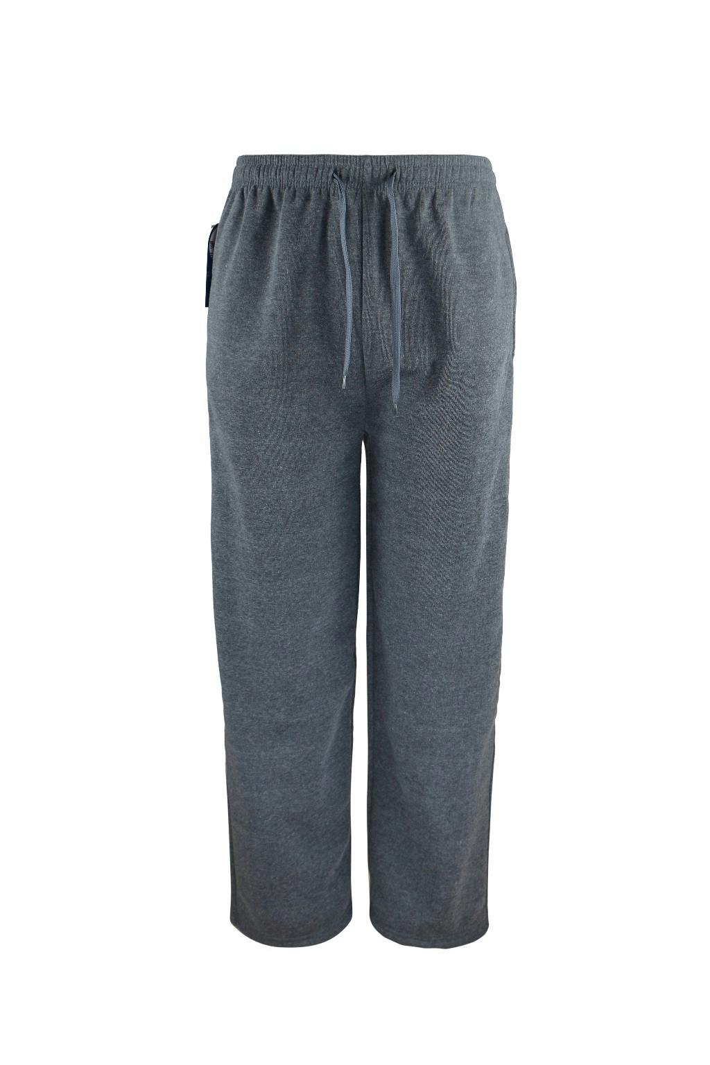 mens open leg sweatpants