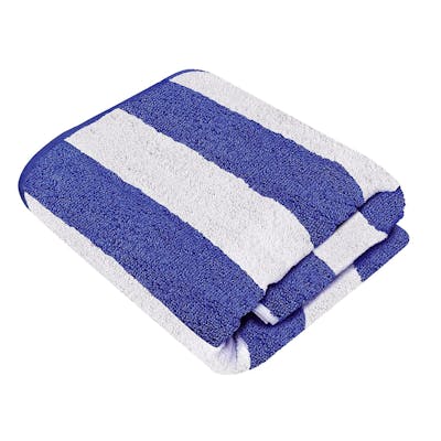 Cabana Beach Towels - Navy Stripe, 30" X 70"