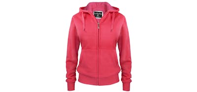 Women's Full Zip Hoodie Jackets - S-XL, Coral
