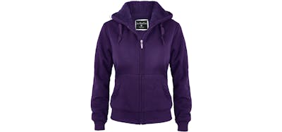 Women's Full Zip Hoodie Jackets - S-XL, Purple