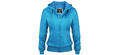 Women's Full Zip Hoodie Jackets - S-XL, Blue