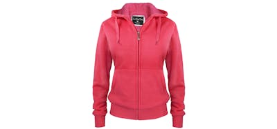 Women's Full Zip Hoodies - Coral, 1X-3X