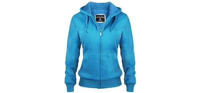 Women's Full Zip Hoodies - Blue, 1X-3X