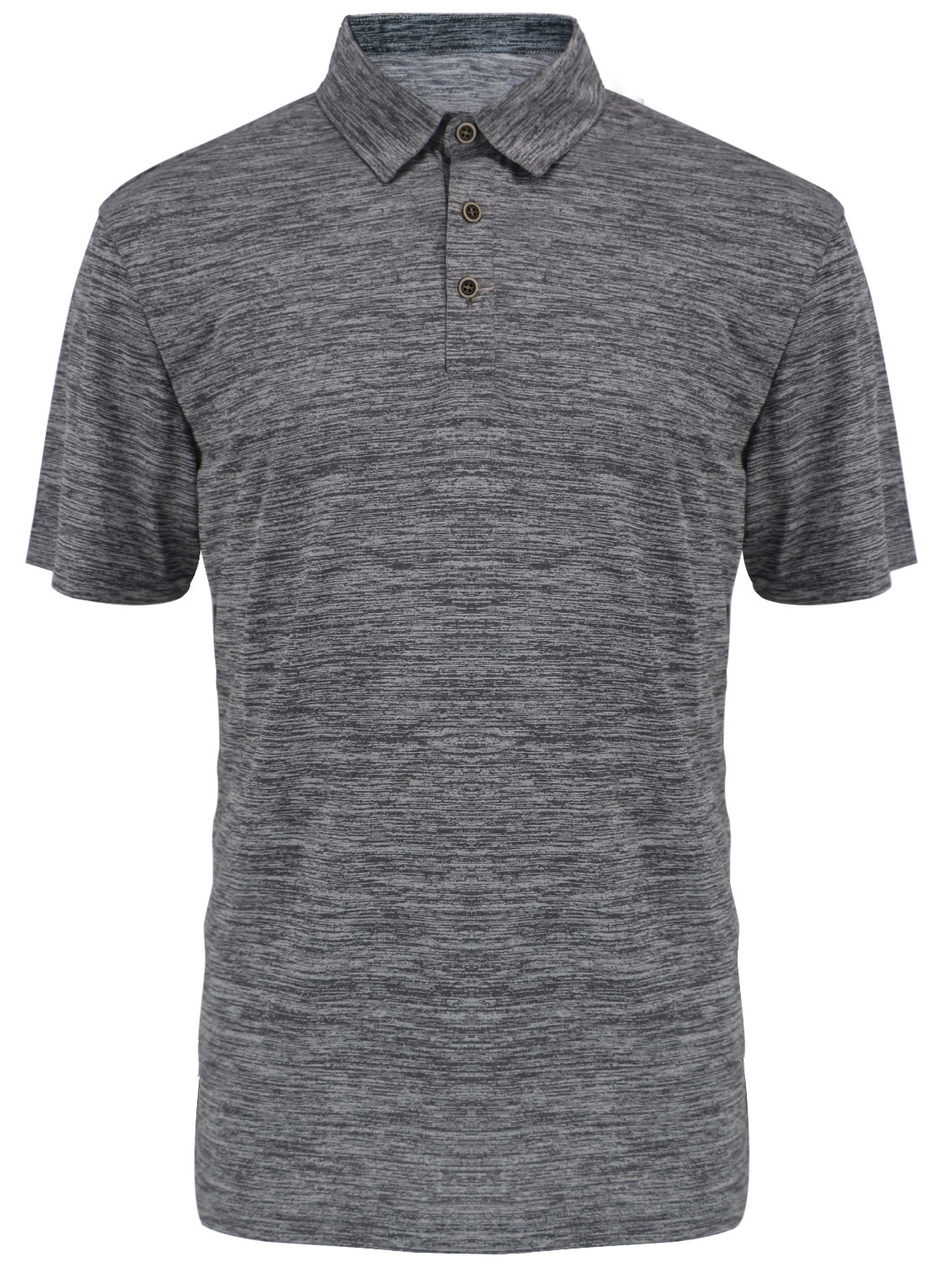 Wholesale Men's Melange Polo - Charcoal Grey, S - 2 X (SKU 2291750 ...