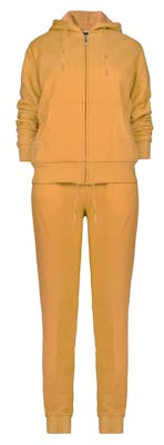 Women's Full Zip Sweat Suits - S-XL, Mustard Yellow