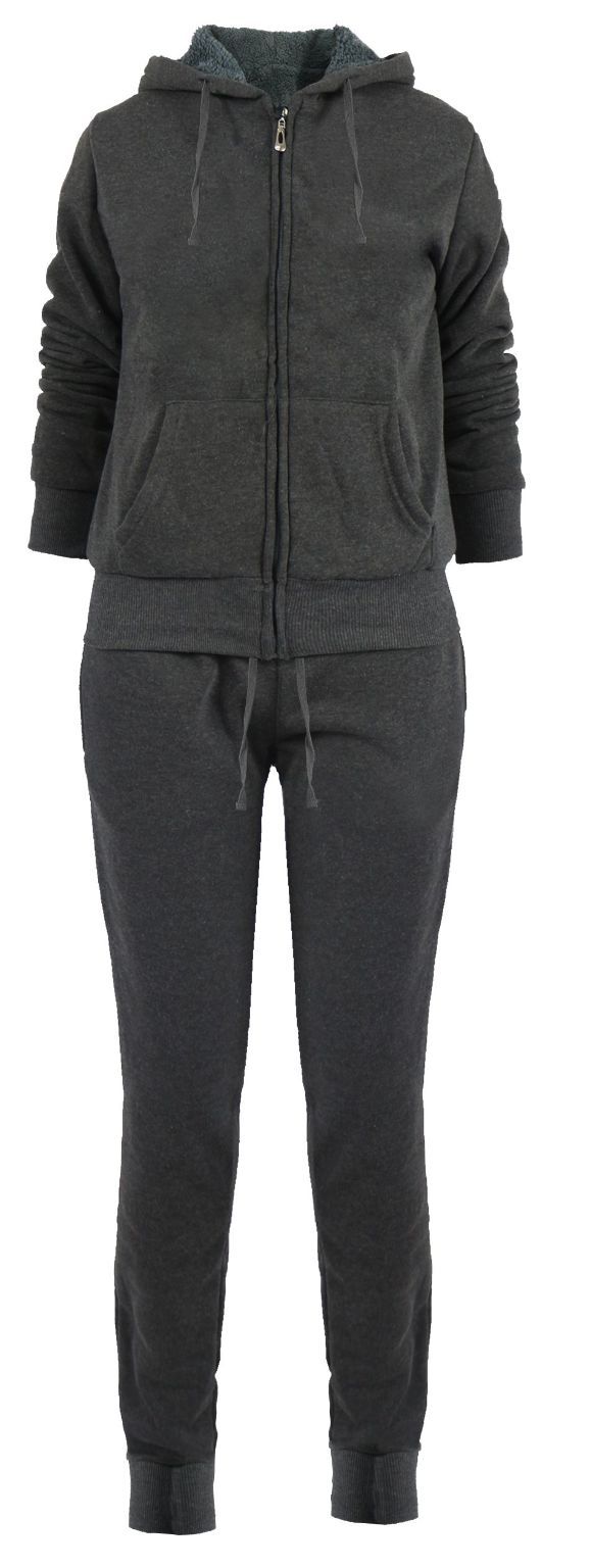 Wholesale Women's Plus Size Sweat Suits - 1X-3X, Grey