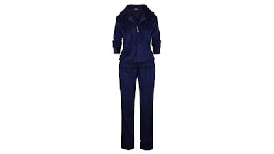 Ladies Velour Jogging Suit - S-XL, Navy