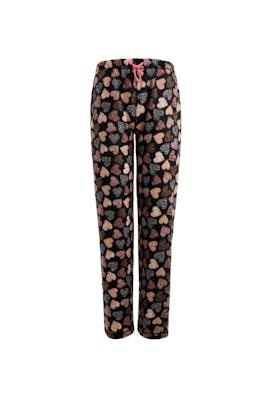 Women's Fleece Pajama Pants, 3X-5X, Hearts
