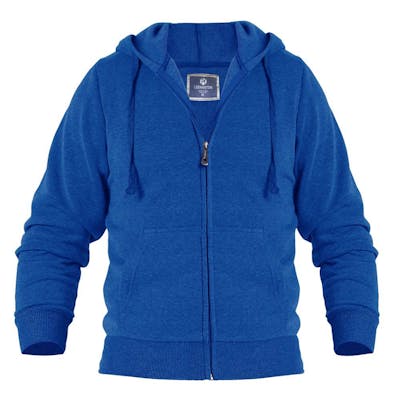 Men's Full Zip Hoodie Jackets - S-2X, Royal Blue, Fleece