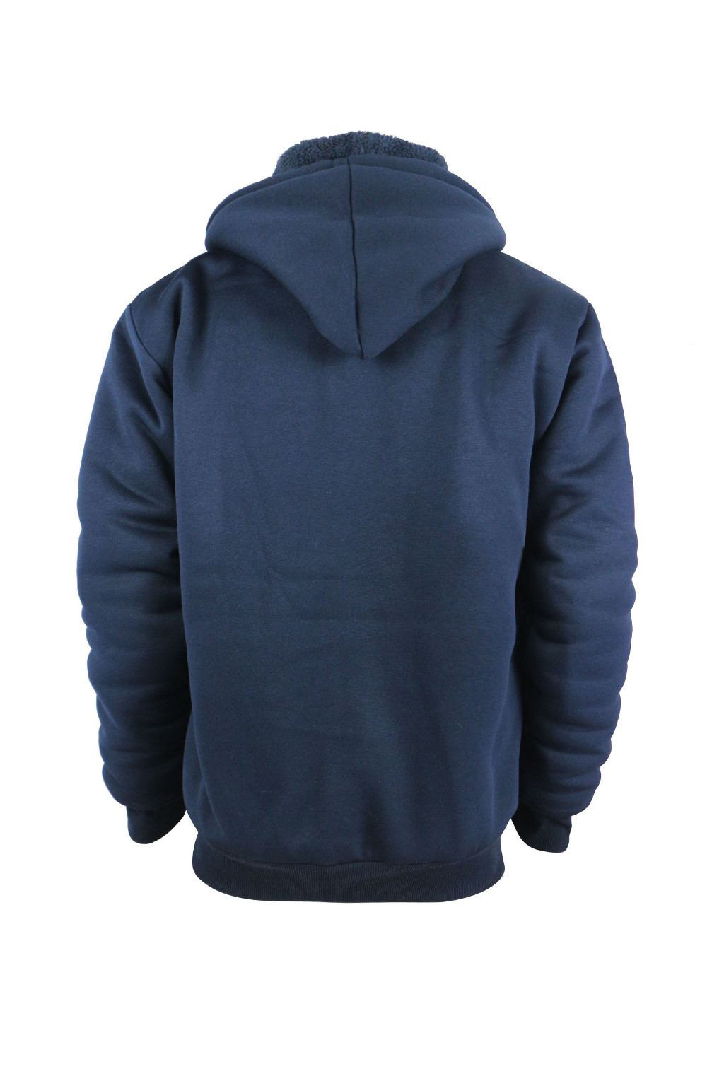 Wholesale Boys' Zip Fleece Hoodie Sweatshirt - Navy, 8 - 16