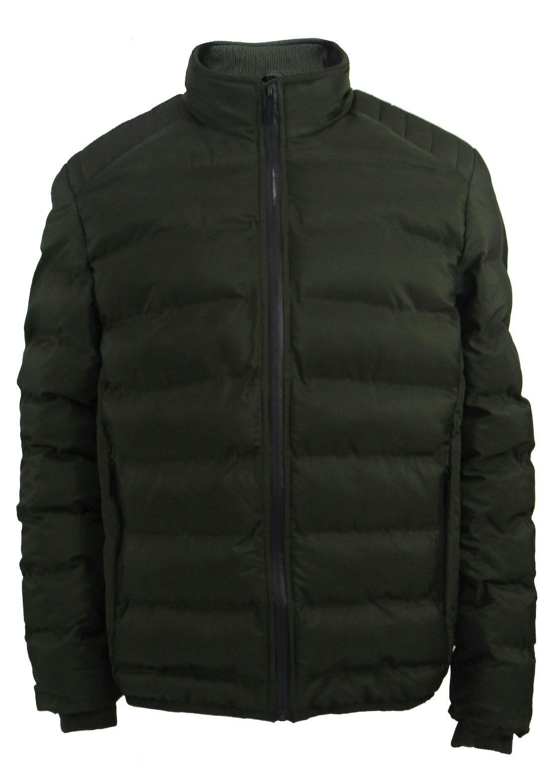 Wholesale Men's Insulated Puffer Jacket Dark Grey, S XL (SKU