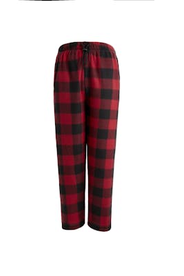 Men's Pajama Pants - S-2X, Plaid Fleece, Elastic Waistband