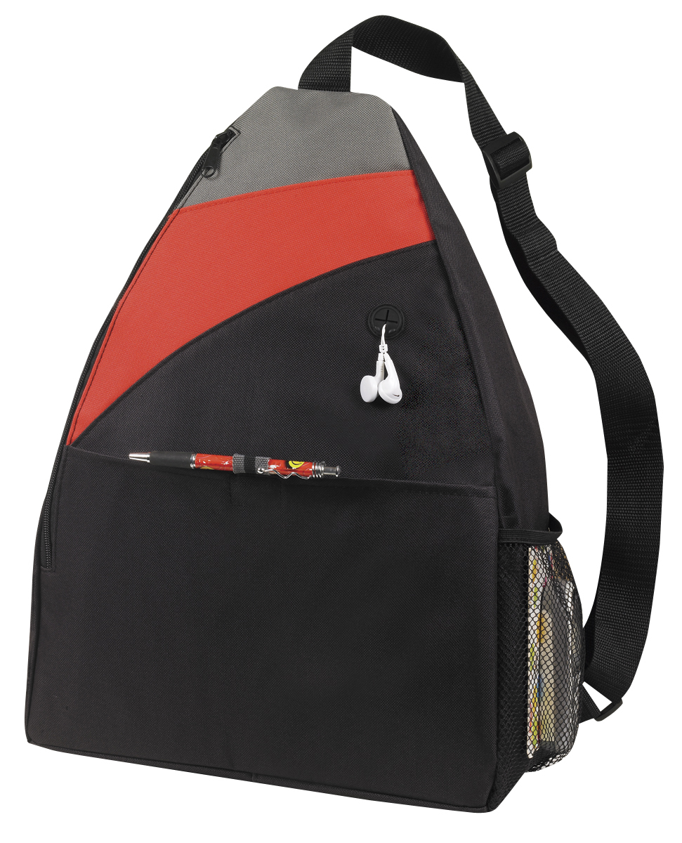 Large sling shop backpack for school