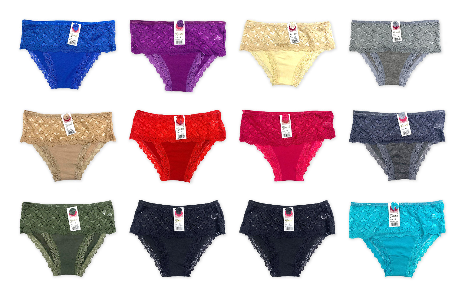 Wholesale Women's HipHugger Panties Polyester, SXL