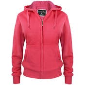 Women's Full Zip Hoodies - Coral, S-XL