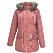 Women's Sherpa Lined Coats - Pink, S-XL