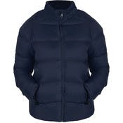Women's Puffer Jackets - Navy, 1X-3X