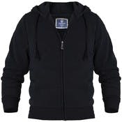 Men's Big & Tall Zip Hoodies - Black, 3X-5X