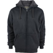 Men's Big & Tall Hoodie Jackets - Black, 3X-5X