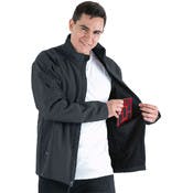 Men's Softshell Jackets - Dark Grey, Small