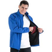 Men's Softshell Jackets - Royal Blue, Small