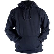Men's Pullover Hoodies - Black, 4X
