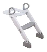 Potty Training Toilet Stools - Gray & White, 2-Level, Adjustable