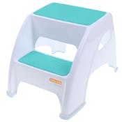 Toddler & Me Step Stools - Aqua, 2 Step