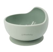 Silicone Suction Scooper Bowl, High Edge