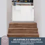 Glide N' Hide Retractable Gates - White (3 of 4)