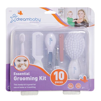 Baby Essential Grooming Kits - White, 10 Pieces
