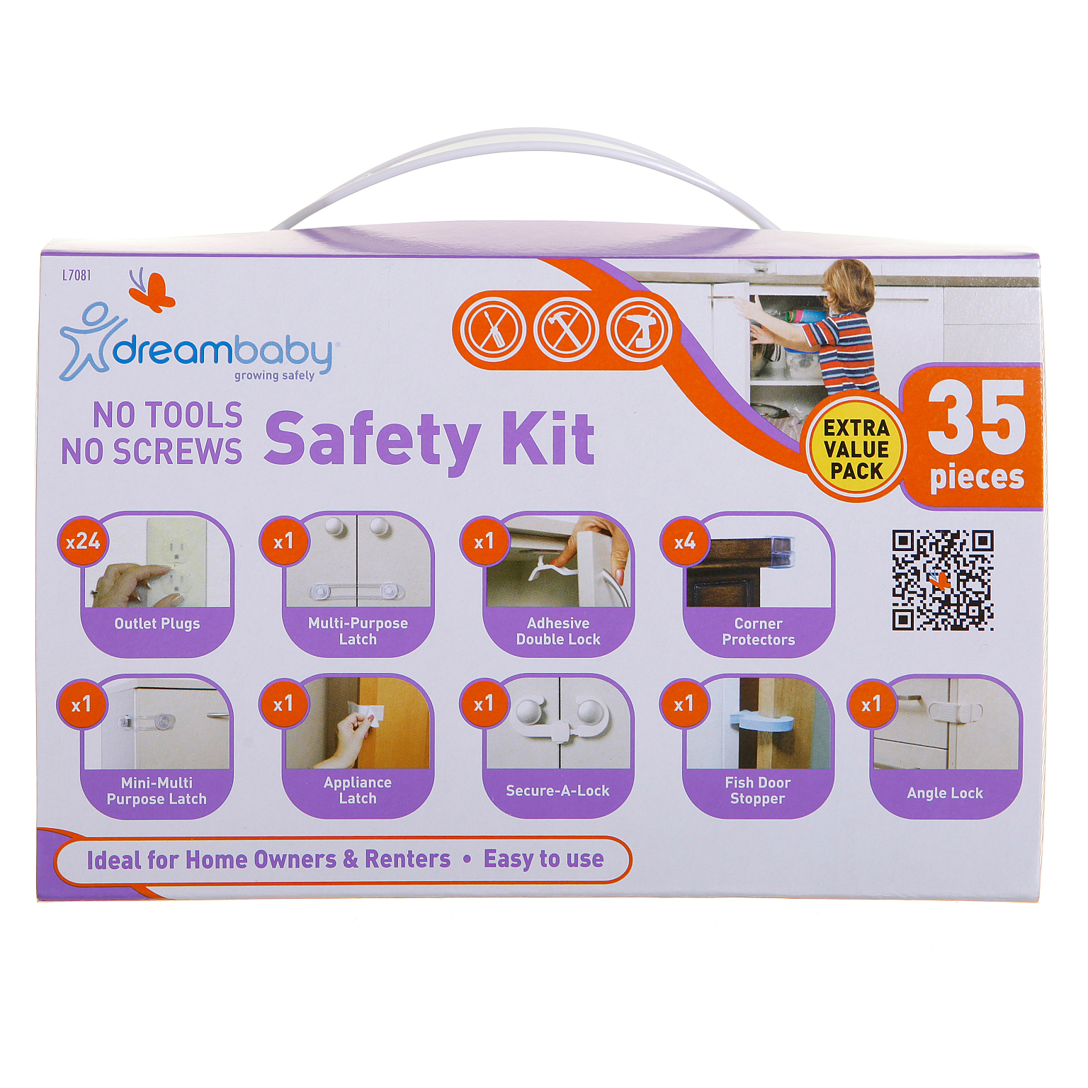 Wholesale Baby-Proofing Kits - 35 Pieces, Adhesive