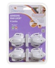 Adhesive Mag Locks - 4 Locks, 0 Key image number null