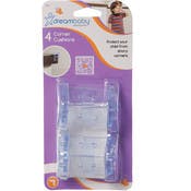 Corner Cushions - Clear, 4 pack